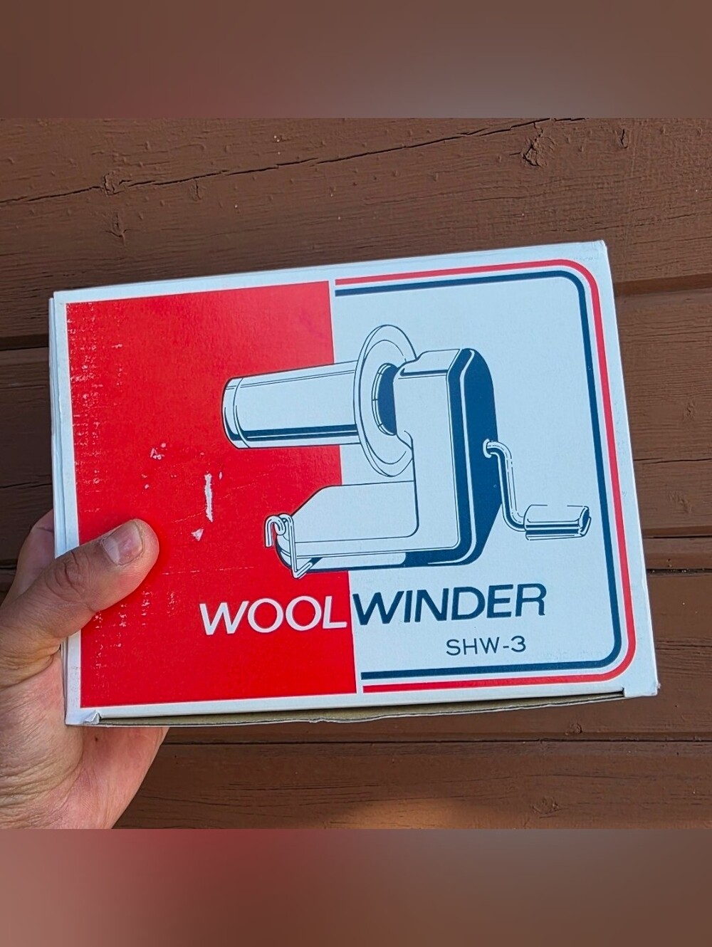 Wool Winder SHW-3 Yarn Winder - Red & Blue Box New.